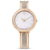 Montre femme Swarobski Crystalline Bangle rosée
