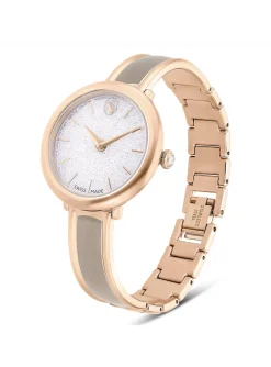 Montre femme Swarobski Crystalline Bangle rosée