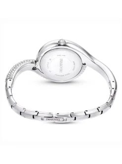 Montre femme Swarovski Dextera asymétrique argentée
