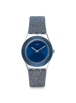 Montre femme Swatch Blue Sparkle