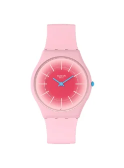 Montre femme Swatch Skin Radiantly Pink