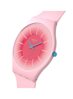 Montre femme Swatch Skin Radiantly Pink