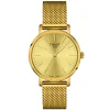 Montre femme Tissot Everytime acier milanais doré