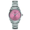 Montre femme Tissot PR100 acier cadran rose