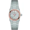 Montre femme Tissot PRX 25 mm acier nacre blanche