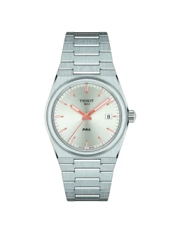 Montre femme Tissot PRX acier cadran argenté