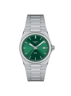 Montre femme Tissot PRX acier cadran vert