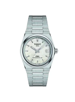 Montre femme Tissot PRX Powermatic 80 fond nacre