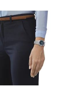 Montre femme Tissot PRX Powermatic 80 fond bleu