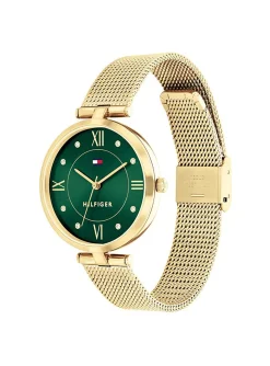 Montre femme Tommy Hilfiger ELLA_x005f_x000D_acier doré maille milanaise