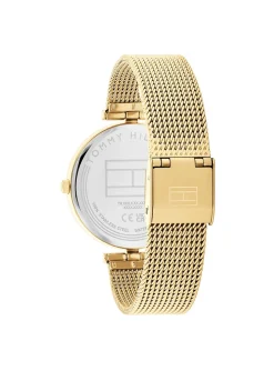 Montre femme Tommy Hilfiger ELLA_x005f_x000D_acier doré maille milanaise