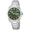 Montre Festina acier cadran vert_x005f_x000D_collection Swiss Made