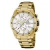 Montre Festina acier doré chrono