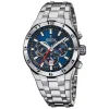 Montre Festina Chrono Bike acier cadran bleu
