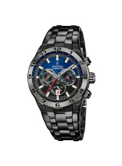 Montre Festina Chrono Bike acier noir+ silicone_x005f_x000D_Edition Spéciale