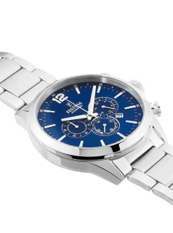 Montre Festina Chronographe acier cadran bleu