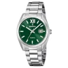 Montre Festina classique acier cadran vert
