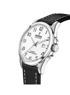 Montre Festina classique cuir noir_x005f_x000D_collection Swiss Made