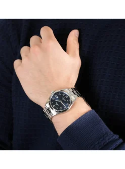 Montre Festina Classique acier cadran bleu