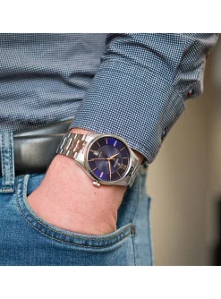 Montre Festina Classique acier cadran bleu