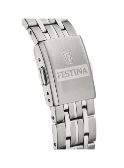 Montre Festina classique titane cadran noir