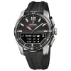 Montre Festina connectée caoutchouc noir