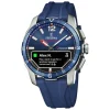 Montre Festina connectée caoutchouc bleu