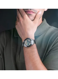 Montre Festina céramique/acier noir chrono