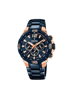 Montre Festina édition spéciale chronobike_x005f_x000D_acier bleu