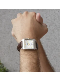 Montre Festina On The Square cuir marron