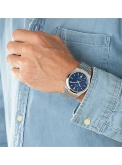 Montre Festina Swiss Made acier cadran bleu
