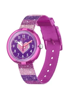 Montre Flik Flak Stripy Glitter