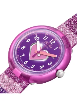 Montre Flik Flak Stripy Glitter
