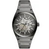 Montre Fossil Everett automatique en acier gris