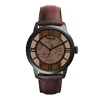 Montre Fossil Townsman automatique cuir marron