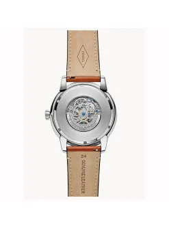 Montre Fossil Townsman automatique cuir marron