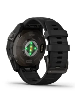 Montre GARMIN Epix Pro (Gen 2) Sapphire Edition_x005f_x000D_Titane avec revêtement en Carbon Gray DLC et bracelet noir
