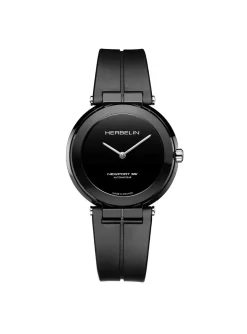 Montre Herbelin Newport automatique céramique noire_x005f_x000D_Edition limitée 35e anniversaire