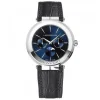 Montre Herbelin Newport Slim phase de lune cuir