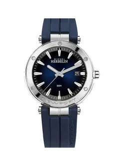 Montre Herbelin Newport silicone bleu