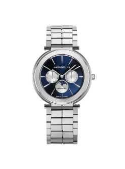 Montre Herbelin Newport Slim Phase de lune acier