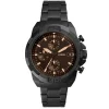 Montre homme Fossil Bronson acier noir