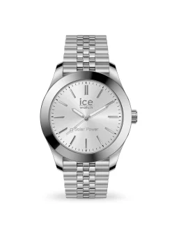 Montre ICE maille milanaise solaire_x005f_x000D_- Silver -