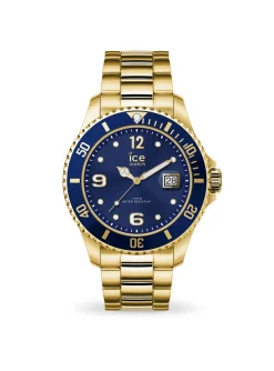 Montre Ice Watch Gold blue médium
