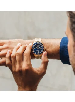 Montre Ice Watch Gold blue large