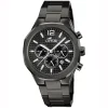 Montre Lotus chrono acier noir