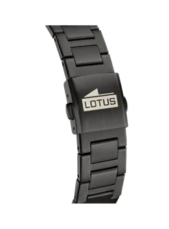 Montre Lotus chrono acier noir