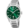 Montre Lotus Classique acier cadran vert