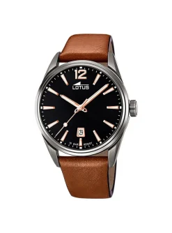 Montre Lotus Collection Classique cuir marron