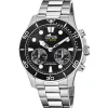 Montre Lotus connectée acier cadran noir